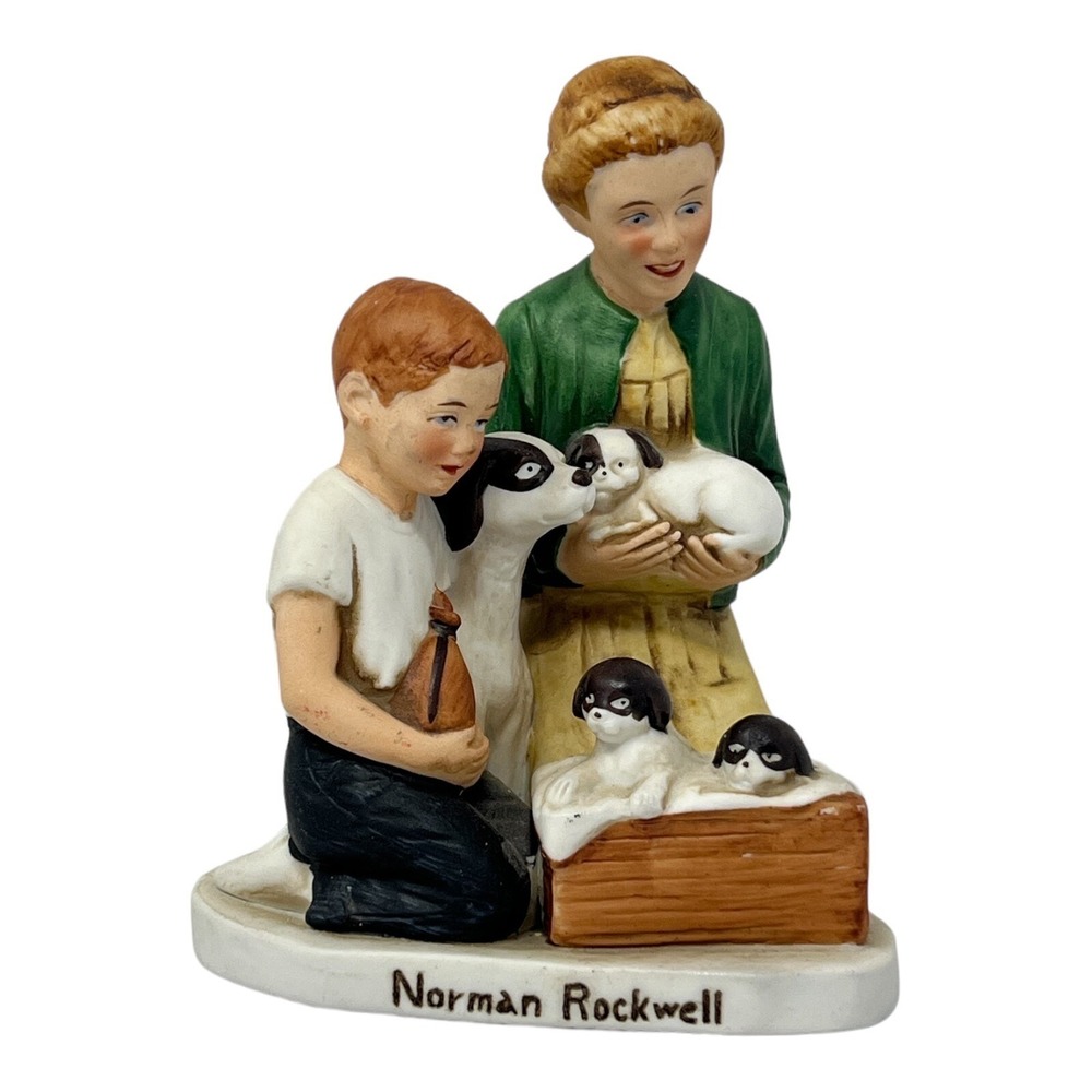 VTG Retired #1001 Norman Rockwell Limited Edition Figurine "The Masterpiece"